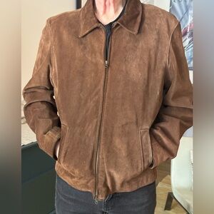 J. Crew Men's Brown Suede Jacket